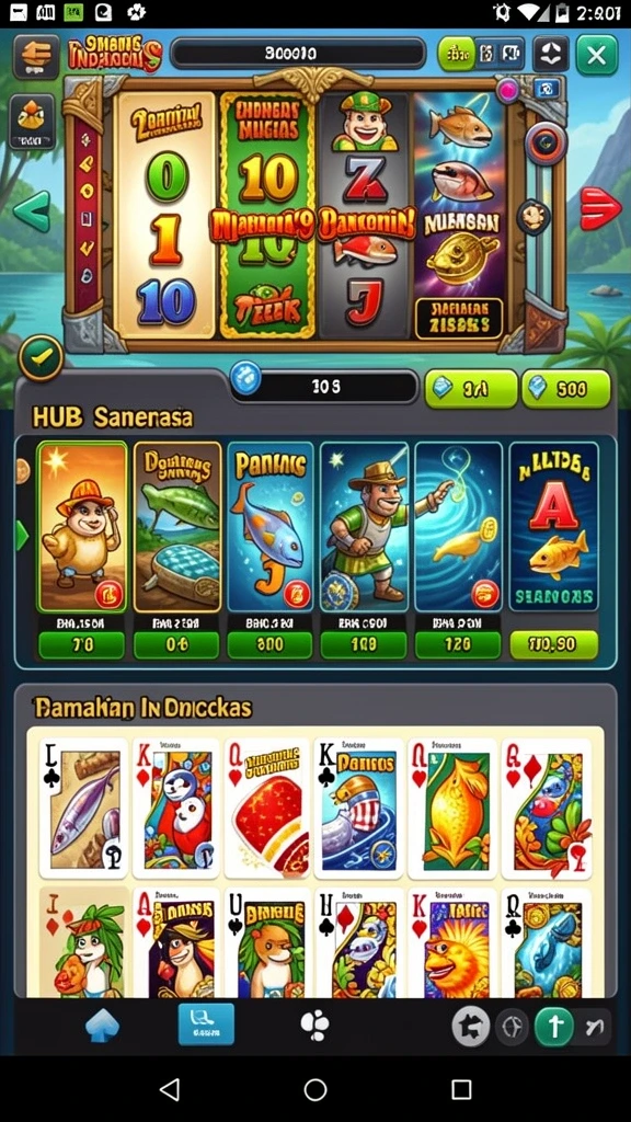 7276slots - Antarmuka pengguna yang intuitif dan mudah dinavigasi.